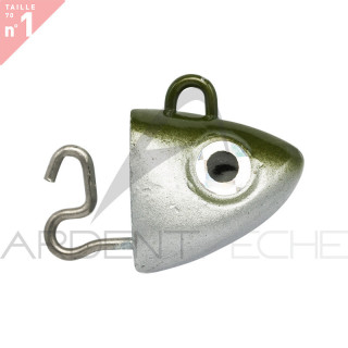 Testa piombata FIIISH Black minnow 70