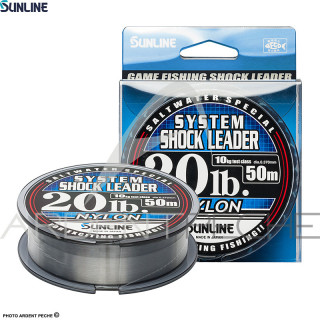 Filo nylon SUNLINE System Shock Leader 50m