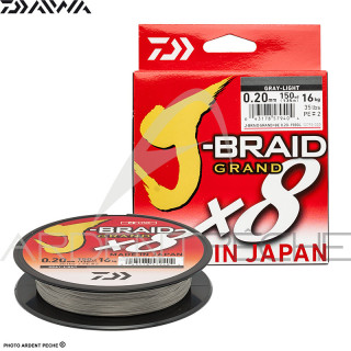 Trecciati DAIWA J Braid Grand X8 grigia 135m
