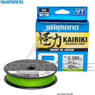 Treccia SHIMANO Kairiki SX8 Mantis green 150m