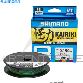 Shimano Kairiki SX 8 braid - an ultra-silent 8-strand braid - Ardent Pêche