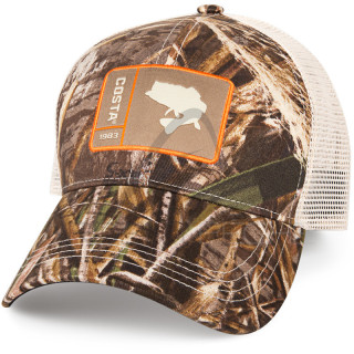 Cap COSTA Original patch bass real tree camo