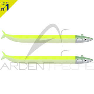 Leurre souple FIIISH Crazy sand eel Double combo 100