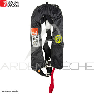 SEVEN BASS Legacy 150N Full black lifejacket