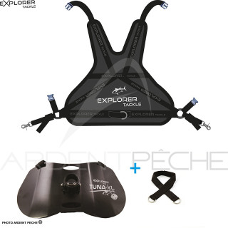 EXPLORER TACKLE Combo imbracatura dorsale e cintura tuna XL