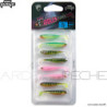 FOX RAGE Micro Tiddler Fast UV Mixed Colour Pack Soft Lure