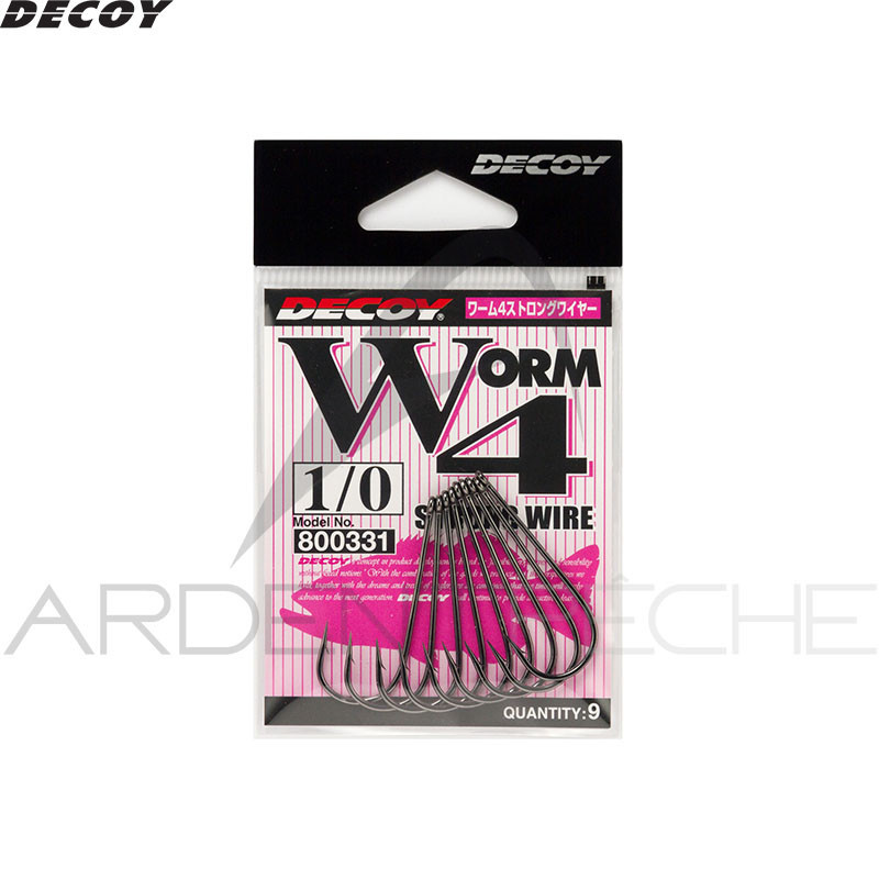 Simple Decoy Hameçon simple DECOY Worm 4 Strong wire