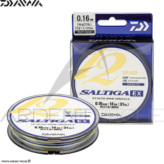 Treccia DAIWA Saltiga 12 braid EX multicolore 600m