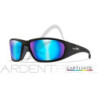 Polarised sunglasses WILEY X Boss Captivate Blue Mirror Matt Black Frame