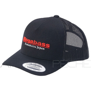 MEGABASS Classic Trucker Cap Black/Red