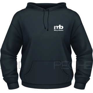 Felpa MEGABASS Nera