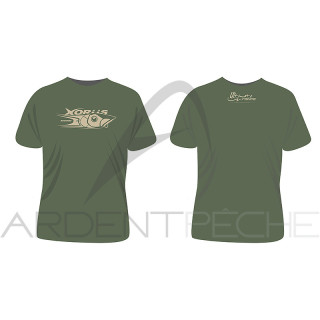 T-shirt ULTIMATE FISHING Patchinko verde