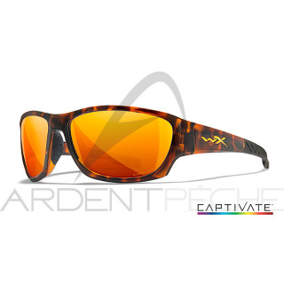 Occhiali polarizzati WILEY X Climb captivate Bronze mirror Gloss tortoise frame