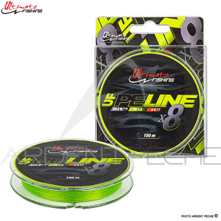 Trecciato ULTIMATE FISHING PE Line X8 Chartreuse 150m