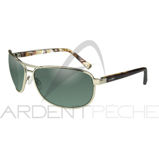 WILEY X Klein Smoke Green Gold Frame polarized sunglasses