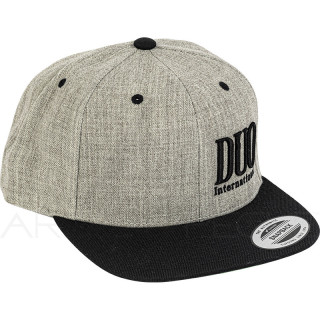 Cappellino DUO Snapback heather grey/black