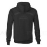Felpa GRUNDENS Displacement hoodie black heather