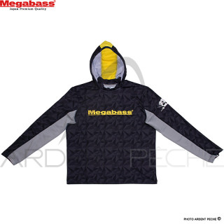Felpa MEGABASS Game hoodie black