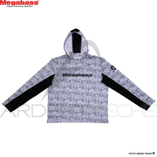 Felpa MEGABASS Game hoodie white