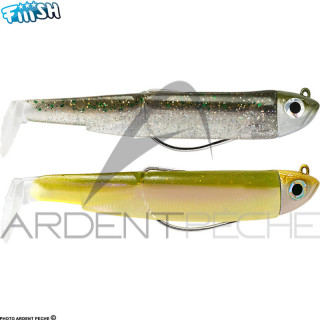 Soft bait FIIISH Black minnow double combo 90