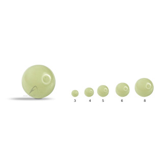 Round phospho plastic beads