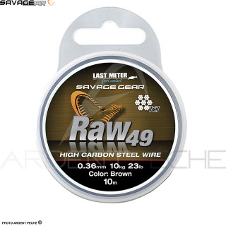 Trecciati acciaio SAVAGE GEAR Raw49 Steelwire
