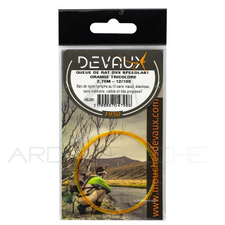 DEVAUX Rat Tail Speedlast Orange Tricolour Leader 2.70 m