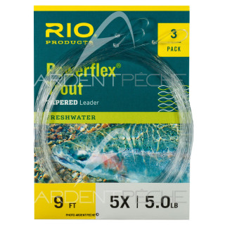 RIO Powerflex Leader (Pack of 3) 9´ (2.70m)