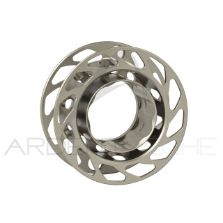 Nymph spool fly reel PEUX FULGOR 01 steel grey