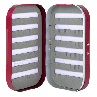 ARDENT PECHE aluminium fly box AP282 red