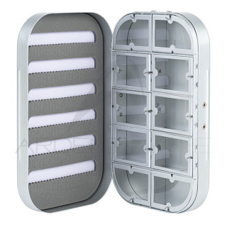 ARDENT PECHE aluminium fly box AP10 silver