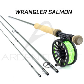 Pack Canna da mosca REDINGTON WRANGLER Salmon 9' coda di topo 8
