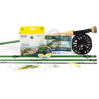 Pack REDINGTON VICE Sea Bass Fly Fishing 9' Line Weight 9