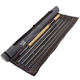 Canna da mosca 2 mani viaggio HOH Overseas Spey 12´6 seta 7/8 (6 sezioni)
