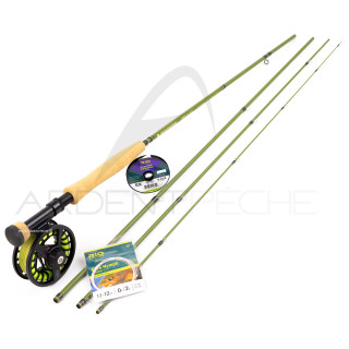 Pack Canna da mosca REDINGTON FIELD Euro Nymph 10' coda 3 (4 sezioni)