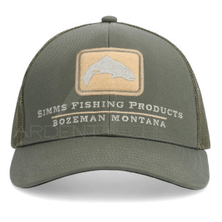 Cap SIMMS Double Haul Icon Trucker Smokey Olive