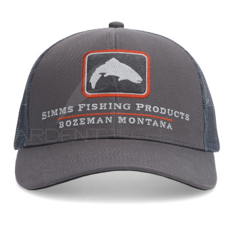 Cappellino SIMMS Double Haul Icon Trucker Slate