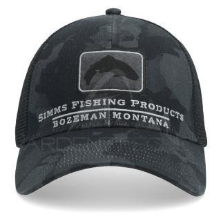 Cap SIMMS Trout Icon Trucker Regiment Camo Carbon