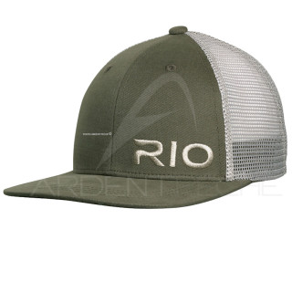 Cappellino RIO Make The Connection Embroidered Logo Mesh Back - Slate Green