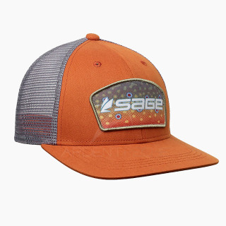 SAGE Patch Trucker Brook Trout Cap