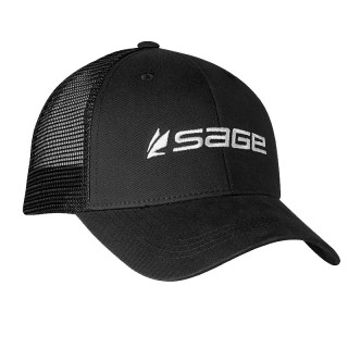 Cap SAGE Sage Mesh Back Black