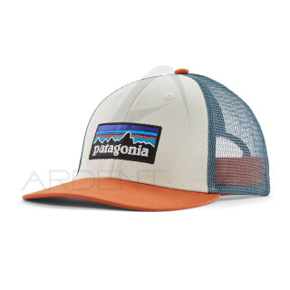 Cappellino PATAGONIA P-6 Logo LoPro Trucker Hat White w/Redtail Rust
