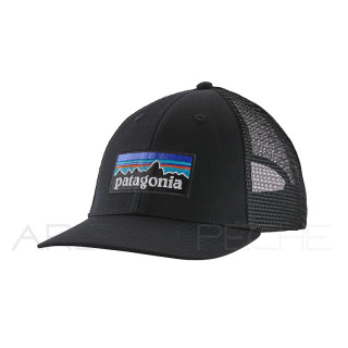 Cap PATAGONIA P-6 Logo LoPro Trucker Hat Black