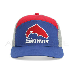 Cappellino SIMMS Brown Trout 7-Panel Navy