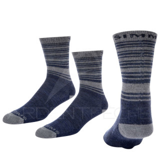 SIMMS Merino Lightweight Hiker Admiral Blue Sock