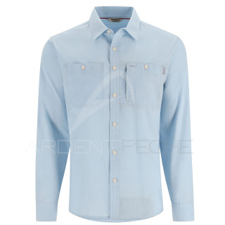 Shirt SIMMS Cutbank Chambray Shirt Sky Chambray