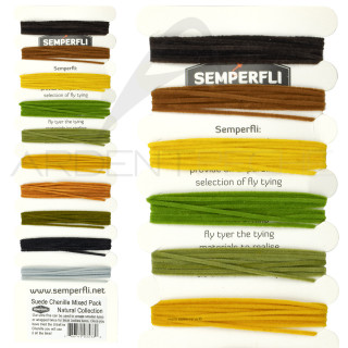 Natural Fine Suede Chenille Assortment