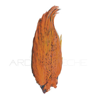 DEVAUX Top Grade Dyed Orange Cock Necks