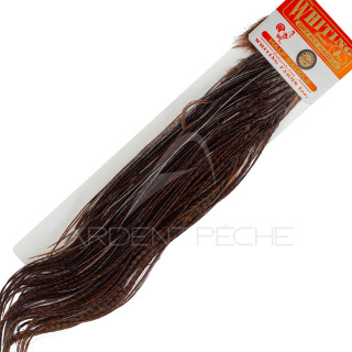 1/2 saddle WHITING bronze dyed coachman