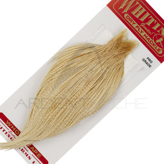 WHITING Pro grade cock capes Barred Medium Ginger